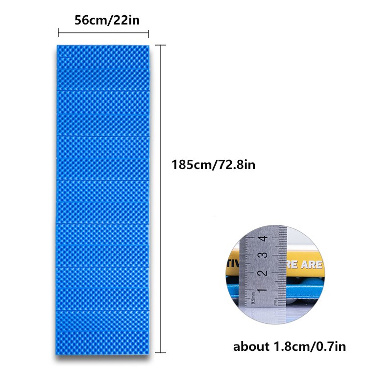 Foam Camping Mat Ultralight Egg Nest Foam Sleeping Pad Folding Beach Tent Picnic Tourist Mat Supplies Outdoor Camping Mattress