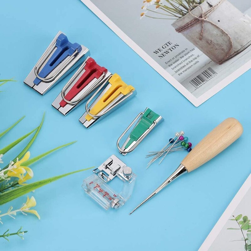 1 Set of Sewing Bias Tape Machine Multifunctional Household Electric Sewing Machine Accessories Belt Maker