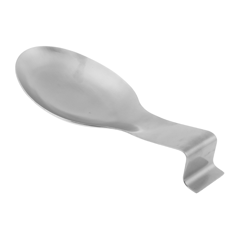Brushed Finish Stainless Steel Spoon Countertop Spatula Ladle Holder Exquisite Kitchen Utensil Spoon Rest Holder Dishwasher F92B