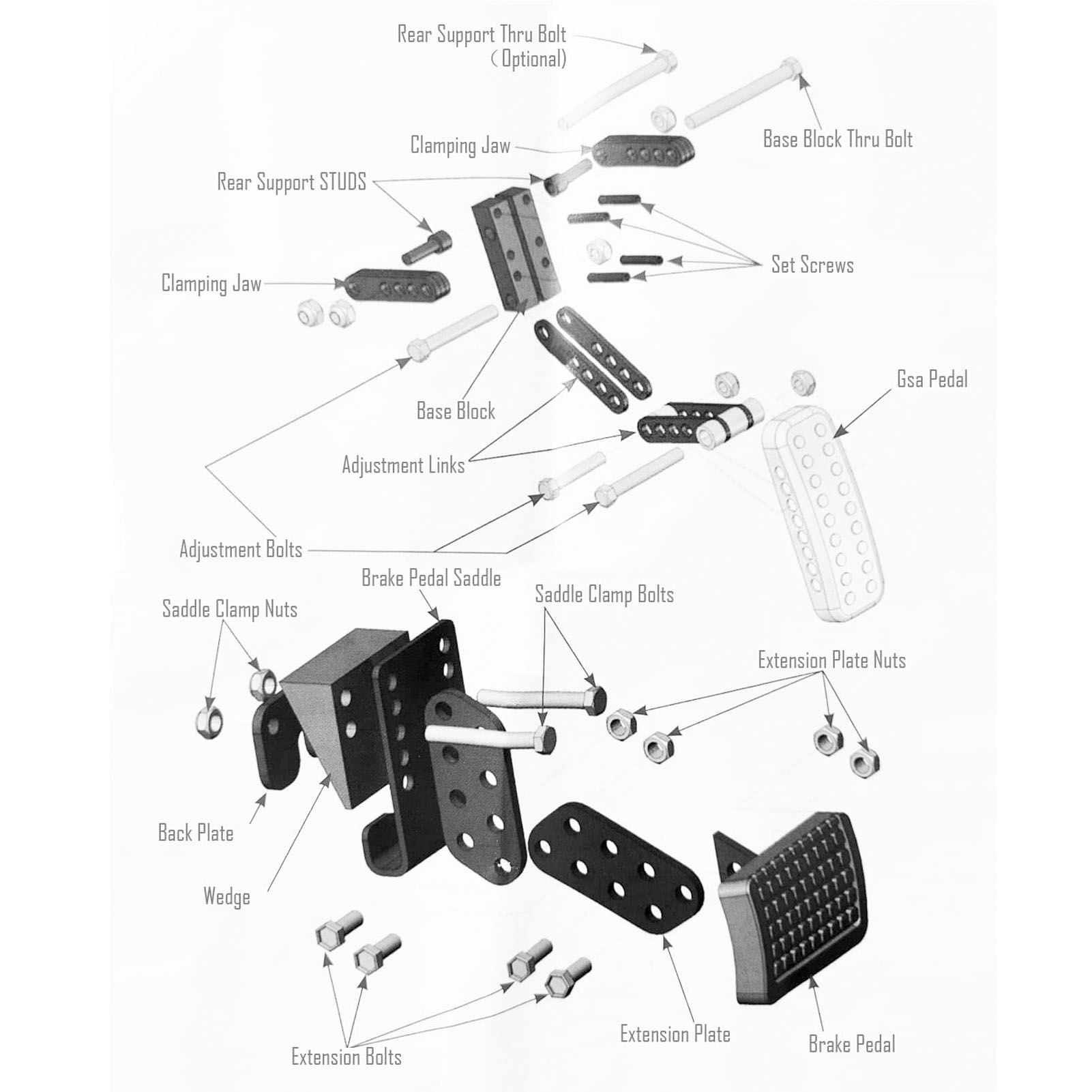 Gas and Brake Pedal Extenders for Short Drivers People Driving Cars Driving Cars Length & Angle Adjustable