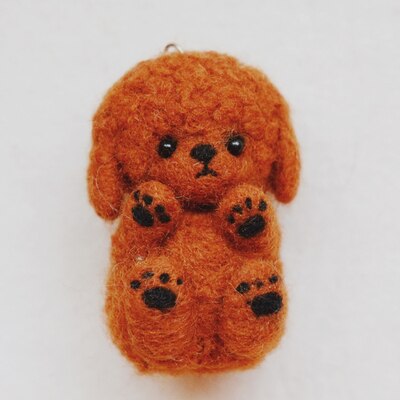 Handmade DIY Cute Pets Dog Wool Felting animal Toy Doll dog DIY Wool Felt: style1