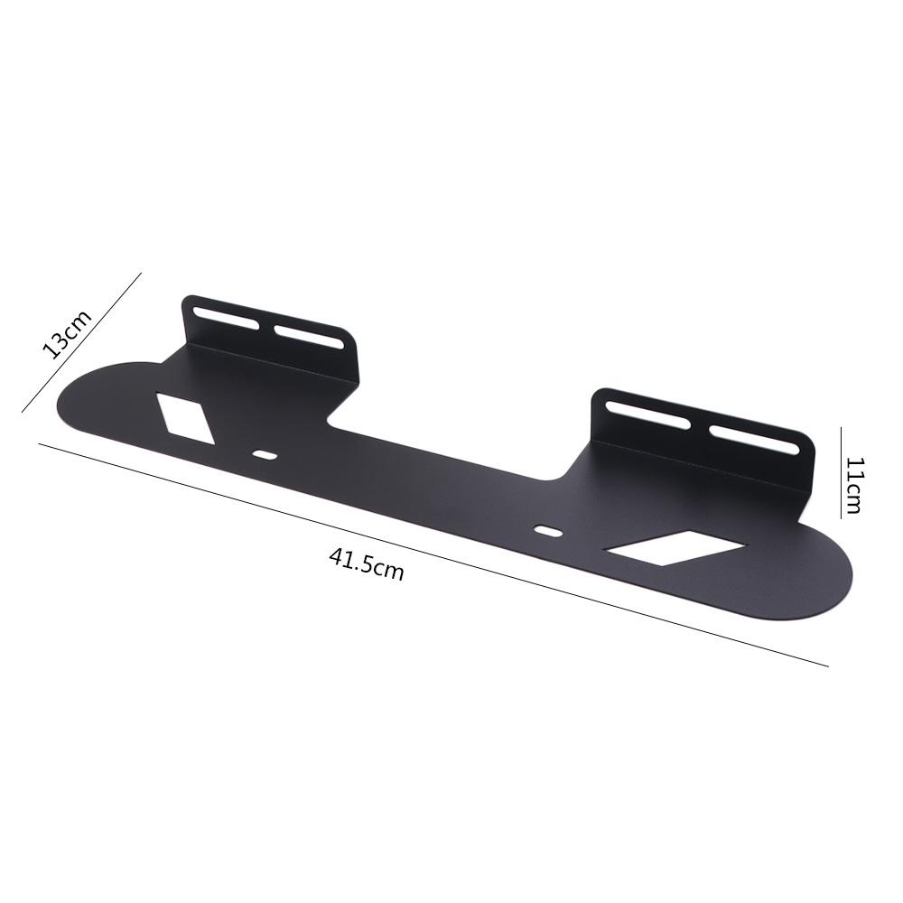 Uchwyt ścienny oszczędzający miejsce, pogrubiona stal węglowa, regał robić przechowywania, wytrzymały uchwyt ścienny robić soundbara strąk telewizor.