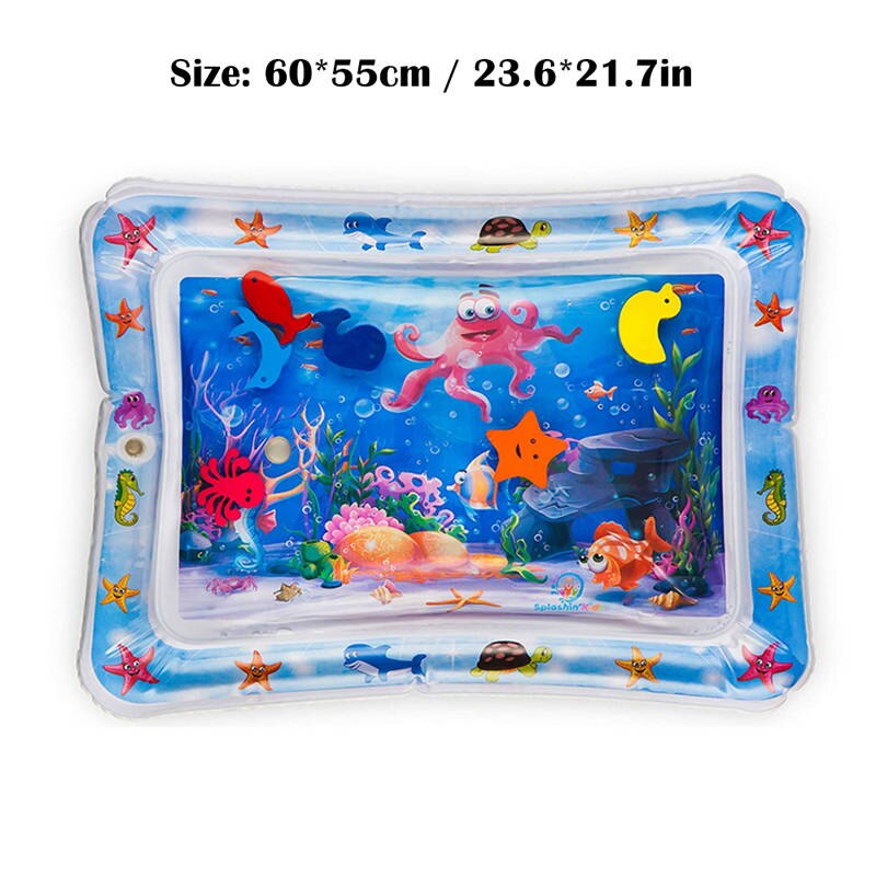 Baby Kids Water Spelen Mat Opblaasbare Thicken Pvc Baby Tummy Tijd Playmat Peuter Leuke Activiteit Spelen Centrum Water Mat Voor baby 'S: 05