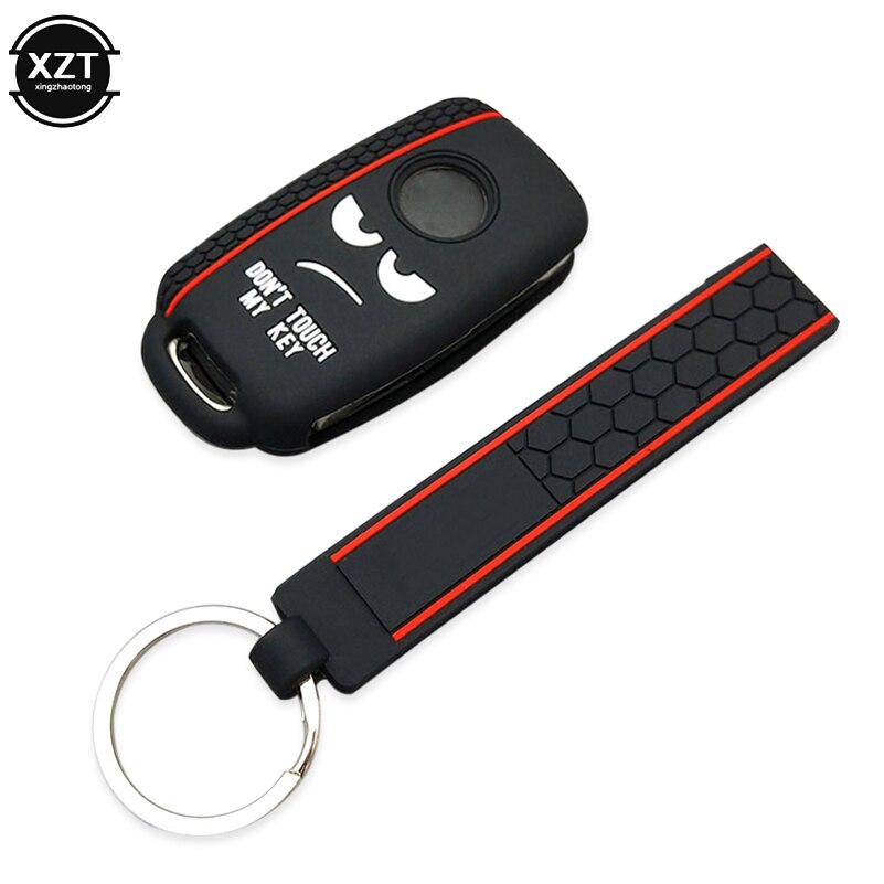 Autosleutel beschermhoes voor volkswagen polo passat  b5 golf 4 5 6 mk5 mk6 eos bora kever tsi siliconen hoesje: Bshellkeyringfortsi