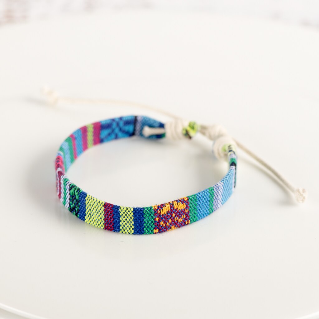Vintage Charms Verstelbare Handgemaakte Macrame Touw Armband Draad Armbanden Lot # KY212: Hot Stamping