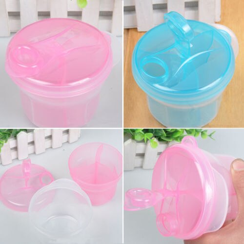 Spedbarn baby melk pulver formel dispenser mat beholder potten oppbevaring mateboks