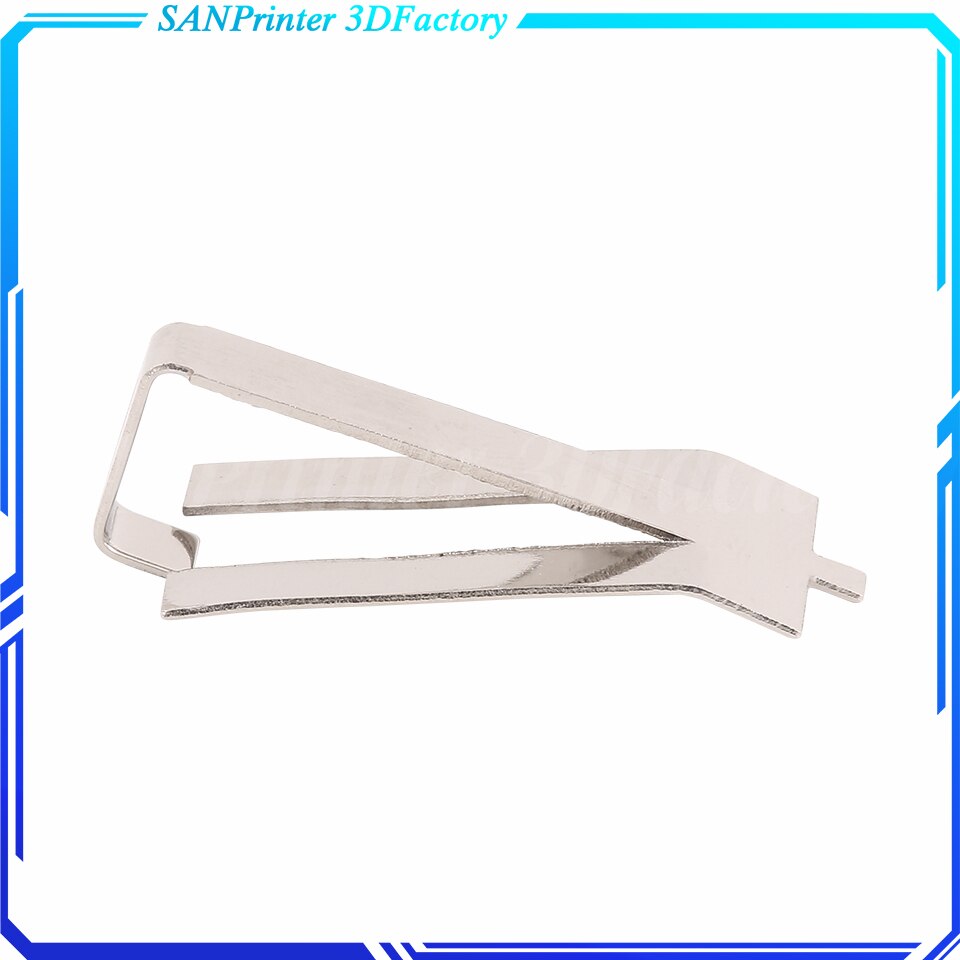 4/8 st rostfritt stål glasuppvärmd sängklämma 3d skrivardelar värmebäddklämma för um ender 3 byggplattformshållarec