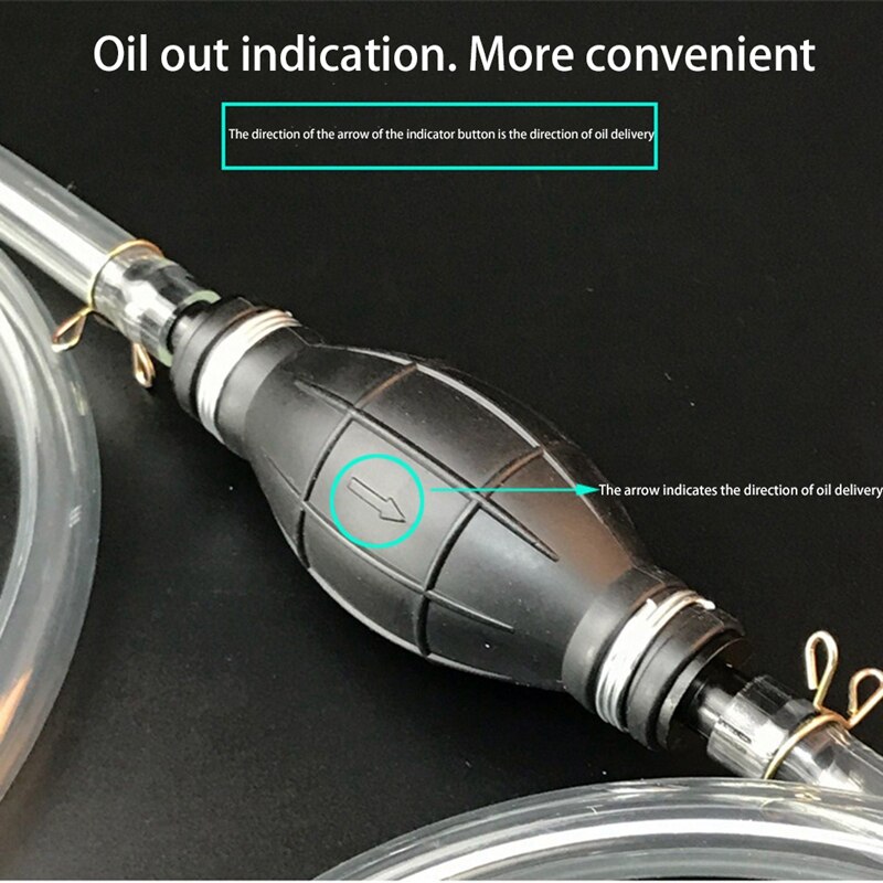 Useful Fuel Liquid Transfer Pump Manual Hand Pump Suction Oil Water Petrol Fuel Liquid Transfer Pump Pipe