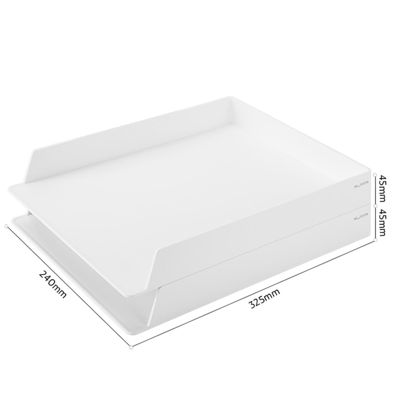 Deli NS021 Desk organizer set File Cabinet documents box Multi-storey desktop office stationery collection set