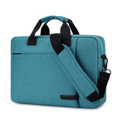 Brinch 13.3/14.6/15.6 Inch Notebook Laptop Sleeve Tas Case Voor Mannen Vrouwen 13 14 15 Aktetas schouder Messenger Bag: Blauw / 14"