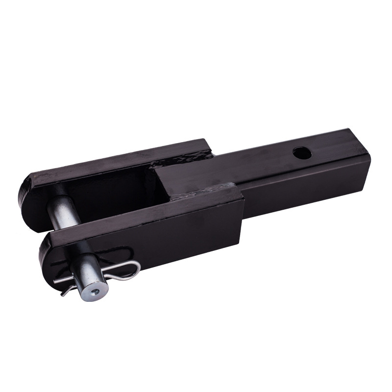 Clevis Hitch Mount 2" Receiver 3-Ton Tractor Clevis Hitch With Clevis Pin U-Shaped Trailer Connection Rod Trailer Loaded Adapter