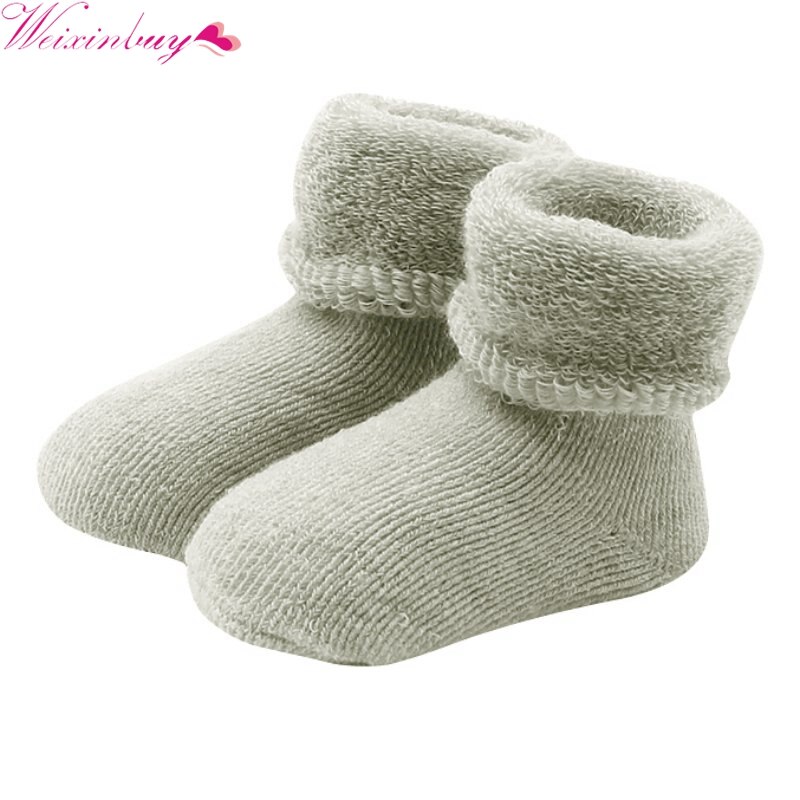 Bebé niñas niños recién nacido bebé invierno botas calientes niños pequeños calcetines de algodón suave botines zapatos de cuna 13