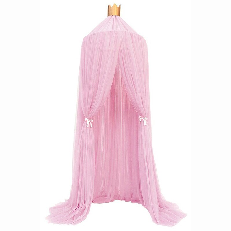 Lettino culla baldacchino zanzariera tenda sospesa tende di Tulle per telecamera da letto tenda da gioco per bambini telecamera dei bambini: fuchsia