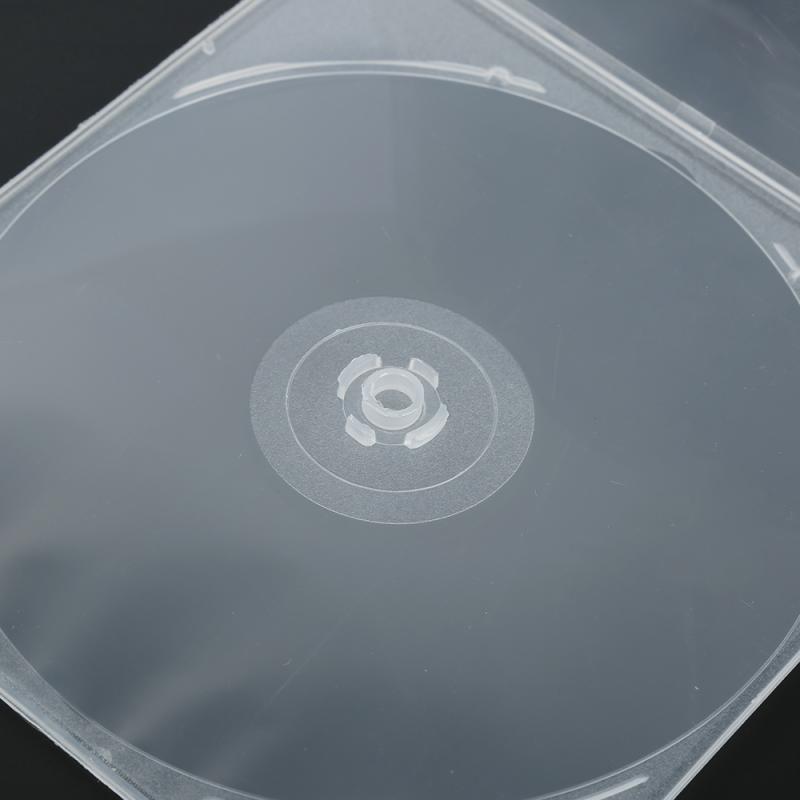 1Pc Dvd Storage Case Cd Case Box 5.2Mm Transparant Clear Cd Dvd Gevallen Houder Opslag Harde Box Organizer duurzaam TXTB1