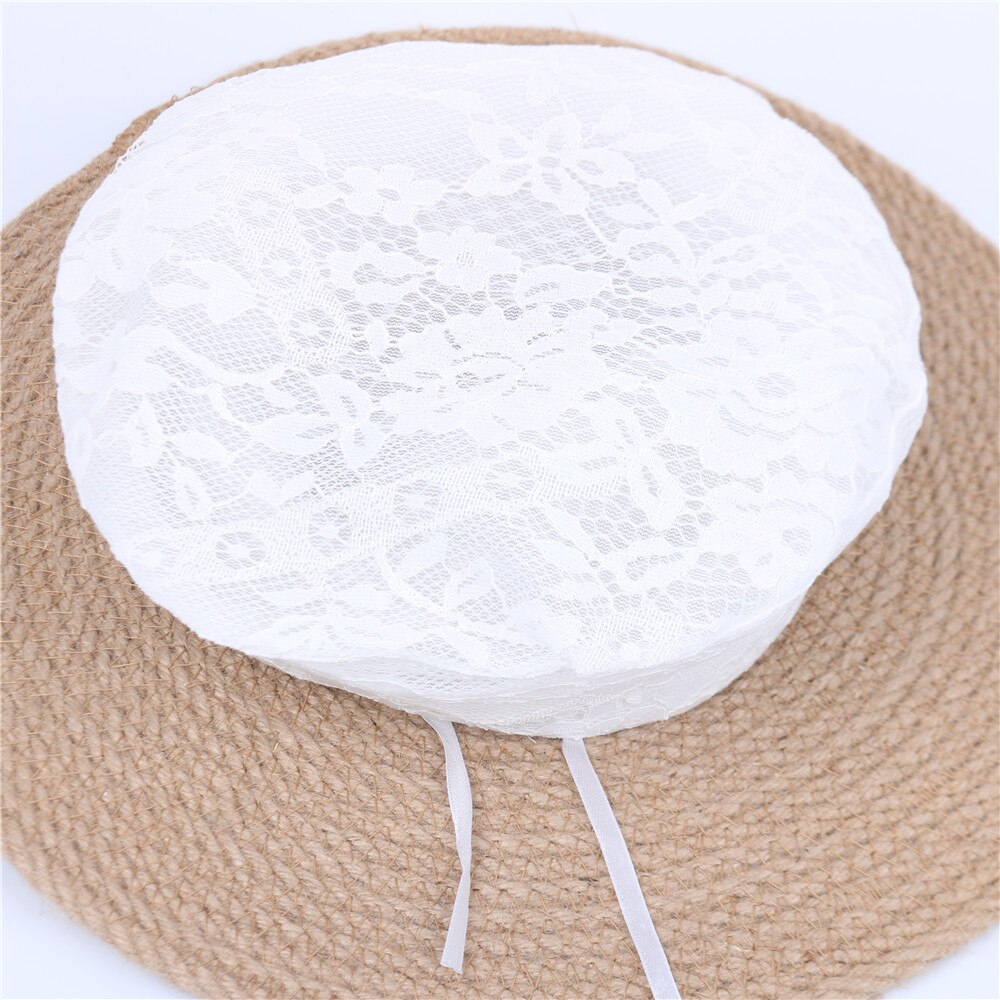 Lace Berets For Women Female Berets Spring Summer Girls Cute Black Berets: WHITE