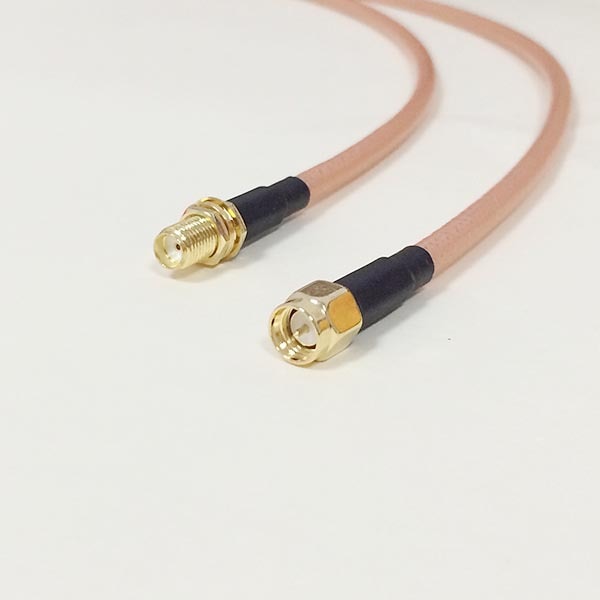 Modem Coaxial Cable SMA Male Plug Connector Switch SMA Female Jack Connector RG142 Cable Pigtail 50CM 20" Adapter