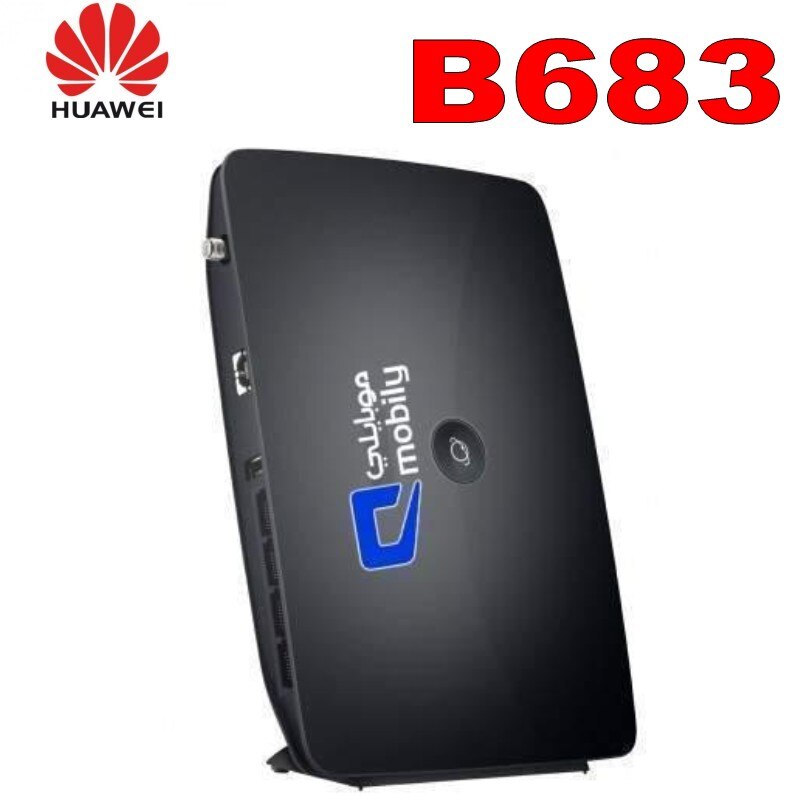 Goedkope Unlocked Huawei B683 3G Sim Draadloze Terminal Router Ondersteuning 3G 850/900/1800/1900mhz Zwarte Kleur