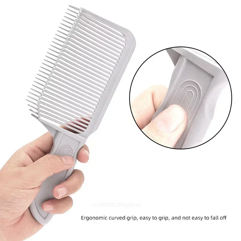 Barber Fade Comb Hair Styling Tool for Gradual Fade Haircuts Heat Resistant Brush for Men's Tapered Styles