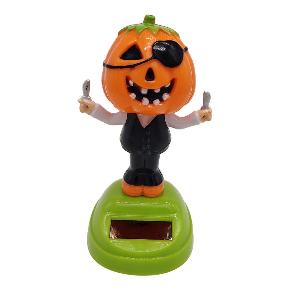 Solar- angetrieben Tanzen Halloween Kürbis Figuren Hause Auto Dekor Ornament Gerät Spielzeug