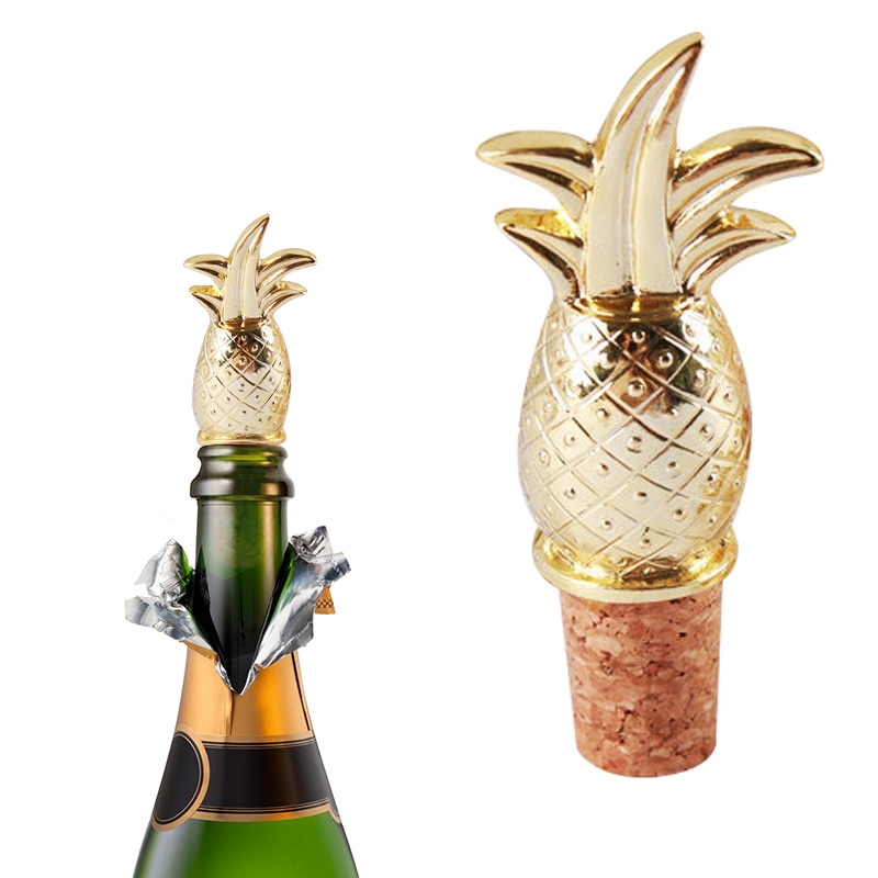 Alloy Pineapple Wine Stopper Wedding Favors And For Guest Wine Cork
