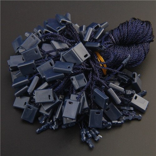 1000 Stuks Hang Tag Koord 7 Inches Hang Tag String Koord Voor Kledingstuk Prijskaartje Seal Tag: dark blue