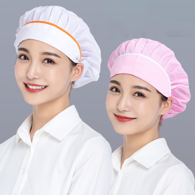 Food Service Cook Hats Women Men Hair Cover Caps Workshop Hat Food Service Baking Cap Kitchen Cooking Visors Household Beanie