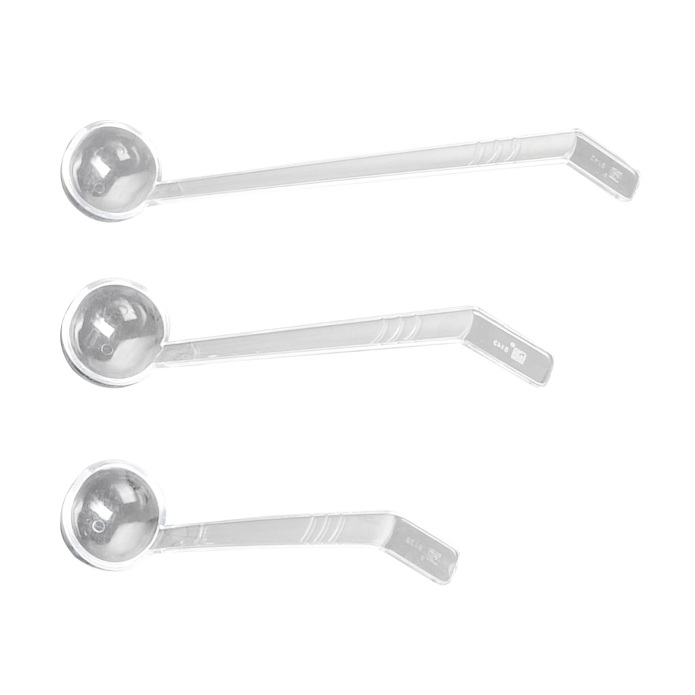 3pcs Plastic Punch Serving Ladle Clear Hard Acrylic Ladle Long Handle Spoons for Soup Cooking Stirrer Kitchen Tools