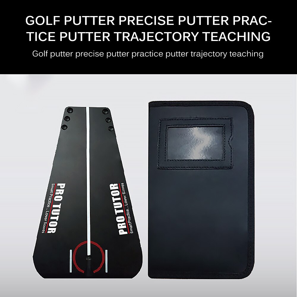 Indoor Golf Putting Trainer Portable Golf Practice Putting Mat Golf Putter Green Fairway Trainer Trainer Putting Mat Training