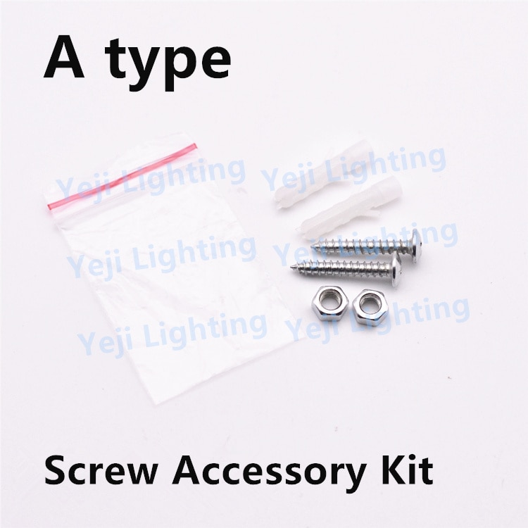 Ceiling rose hanging board screw accessories package Plastic expansion screws, self-tapping screws nut Lighting Accessories