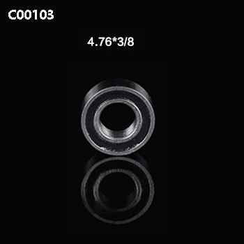 Tideway lagerstaal voor houtbewerking, trimbit 1/4 1/2 lager voor rechte frees, cnc-gereedschapsaccessoires: C00103