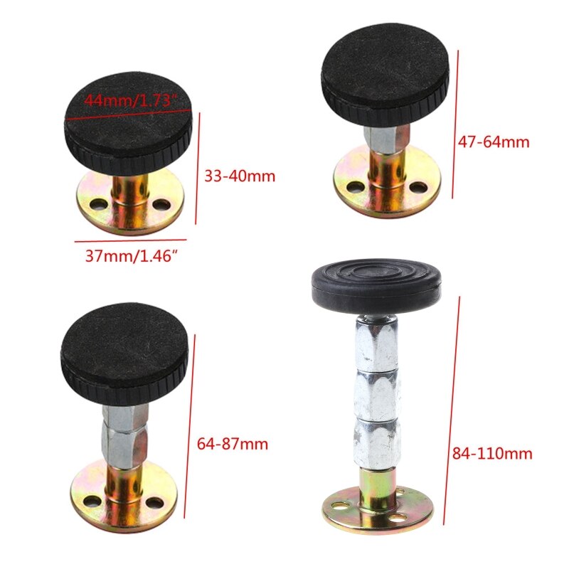 2Pcs Bed Stabilizer Furniture Fixed Bracket Adjustable Wall Stabilizer Hardware