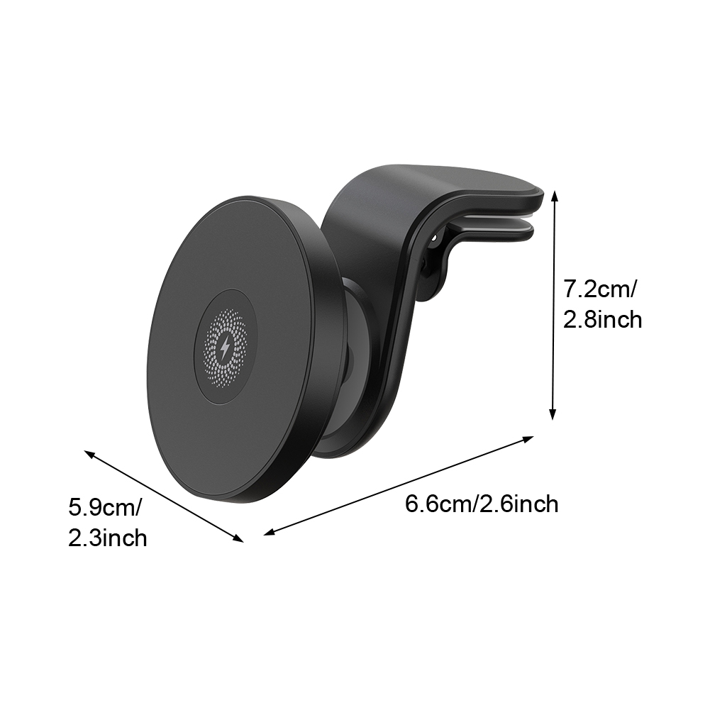Interior accessories: quick magnetic usb storage, convenient wireless car charger, air vent, practical abs 13 fits r 12