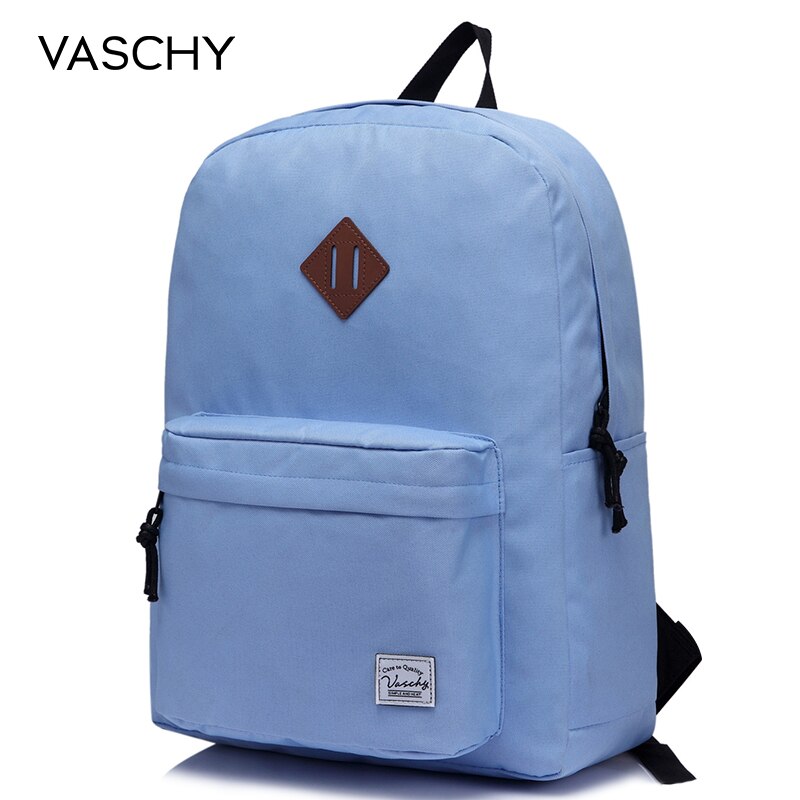 VASCHY hommes femmes sac à dos collège lycée sacs pour adolescent garçon filles voyage sacs à dos Mochila sacs à dos: Lavander