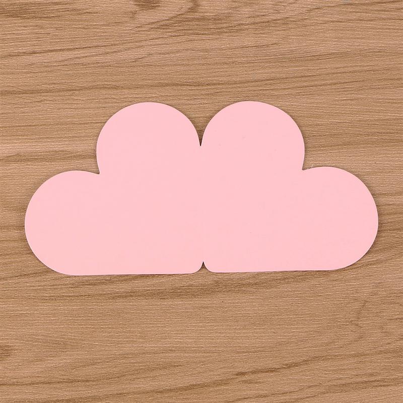 10pcs Heart Shape Folding Greeting Cards Lovely Small Message Card for Valentines Day Thanksgiving (Pink)