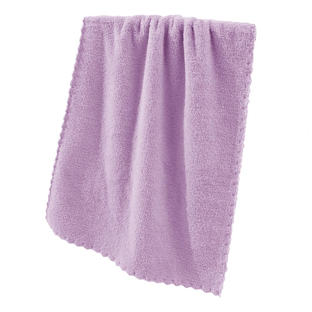 Excellent Towel Eco-friendly Useful Face Towel Microfiber Bath Towel for Bathroom Spa Towel: Purple