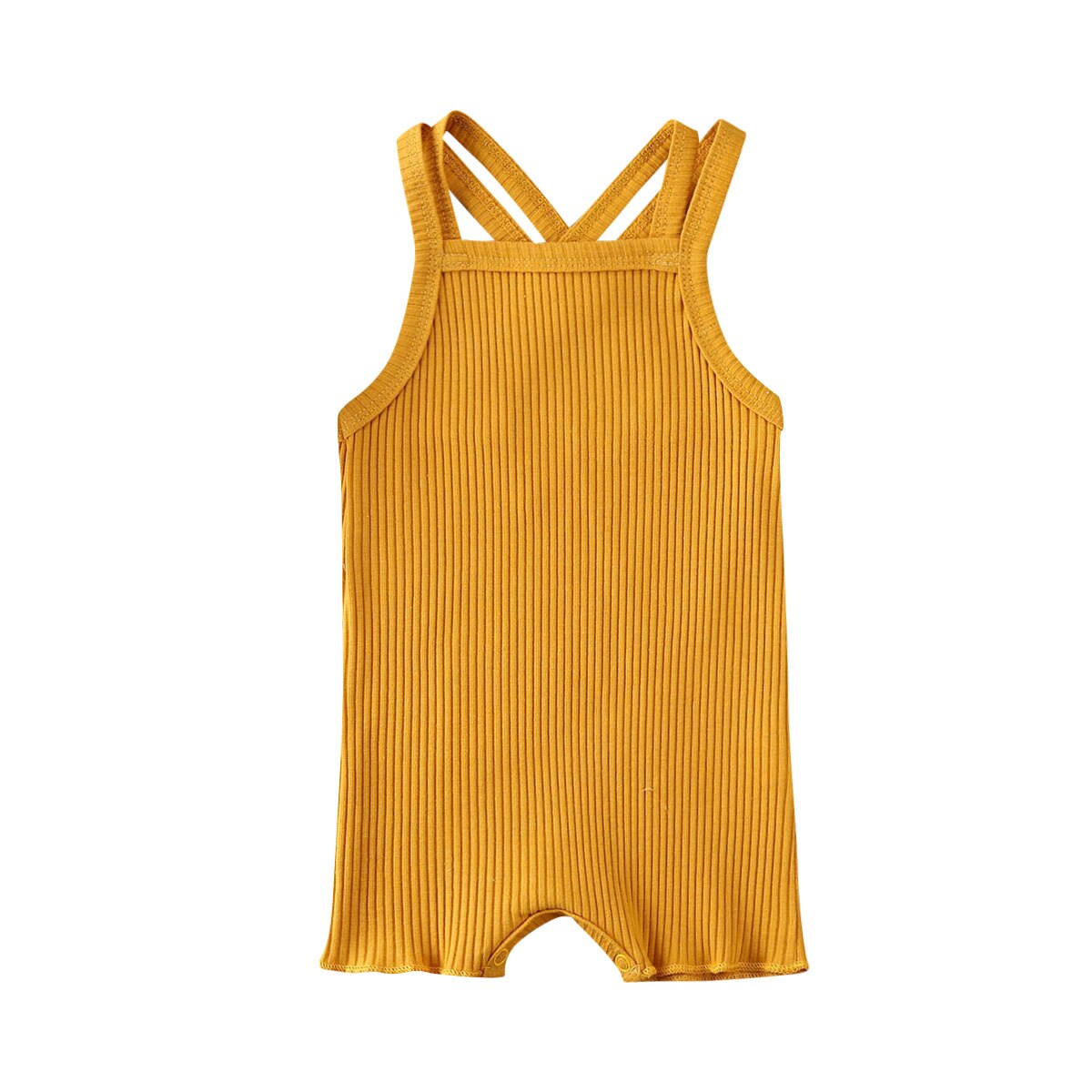 Wallarenear 0-18M Baby Zomer Kleding Baby Kids Jongen Meisje Baby Romper Jumpsuit Katoen Outfits Set Geribbeld Solid kleding: C / 3M