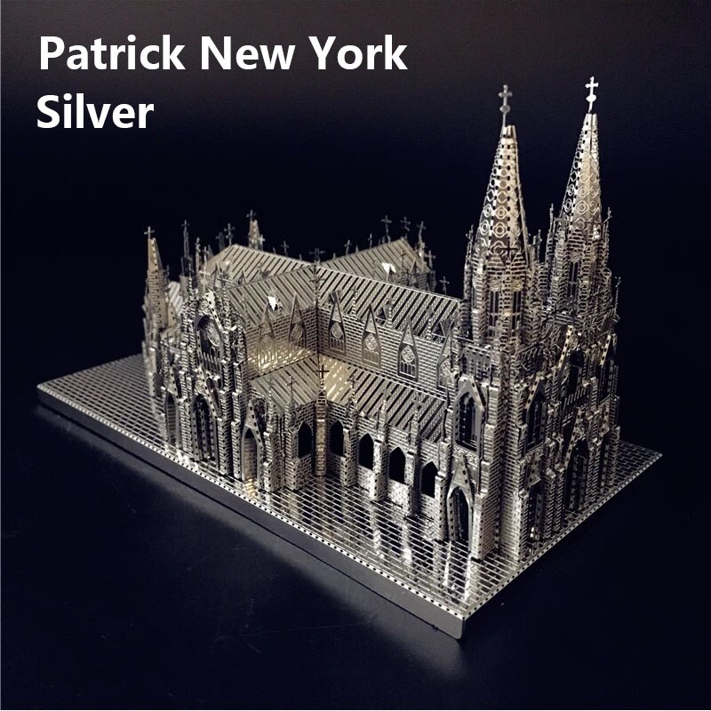 HK Nanyuan 3D Metal Puzzle World Famous Attractions Building DIY Model Kit Children's Educational Toys Games Adult Hobby: 10