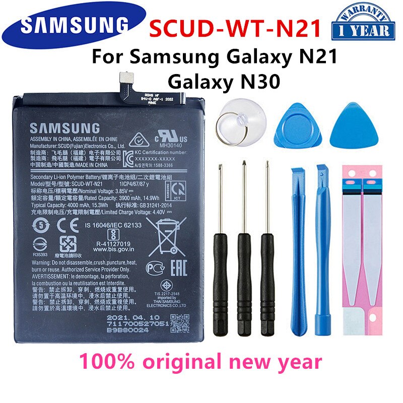 SAMSUNG original Battery For Samsung For Samsung Galaxy S21/S21 Ultra/S21Plus/S20 FE/A41/A51 5G/A70/Note 20/ Note 20 Ultra/A02S: SCUD-WT-N21   N21