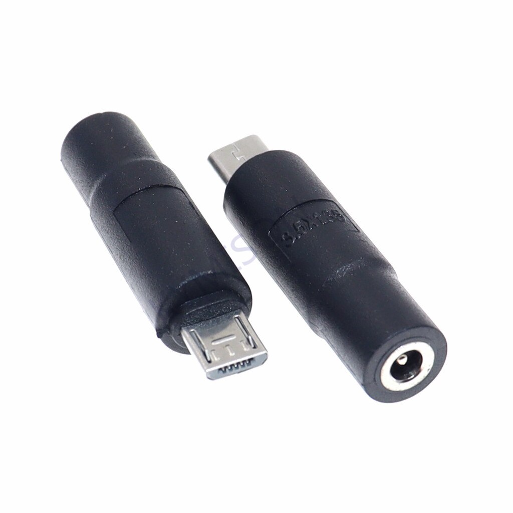 Micro USB / USB 2.0 Male to DC 3.5*1.35 / 4.0*1.7 mm Female Plug Jack Converter Laptop Adapter Connector