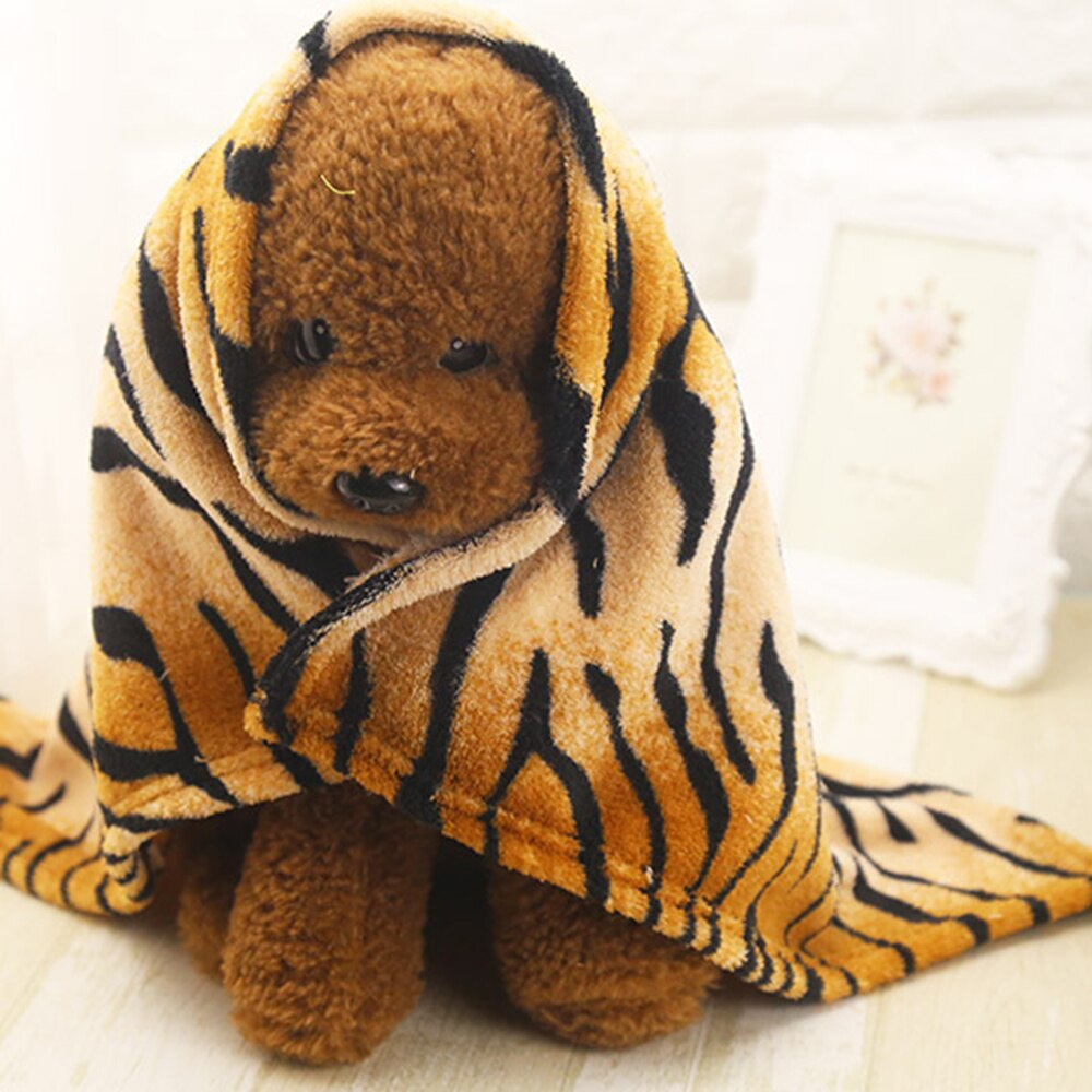 Kjæledyr hund katt tepper matte håndkle regnbue tiger myk varm ull korall fleece sovemadrass pute pute