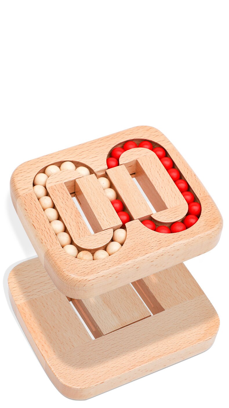 Rompecabezas clásico IQ de madera para niños, jueg... – Grandado