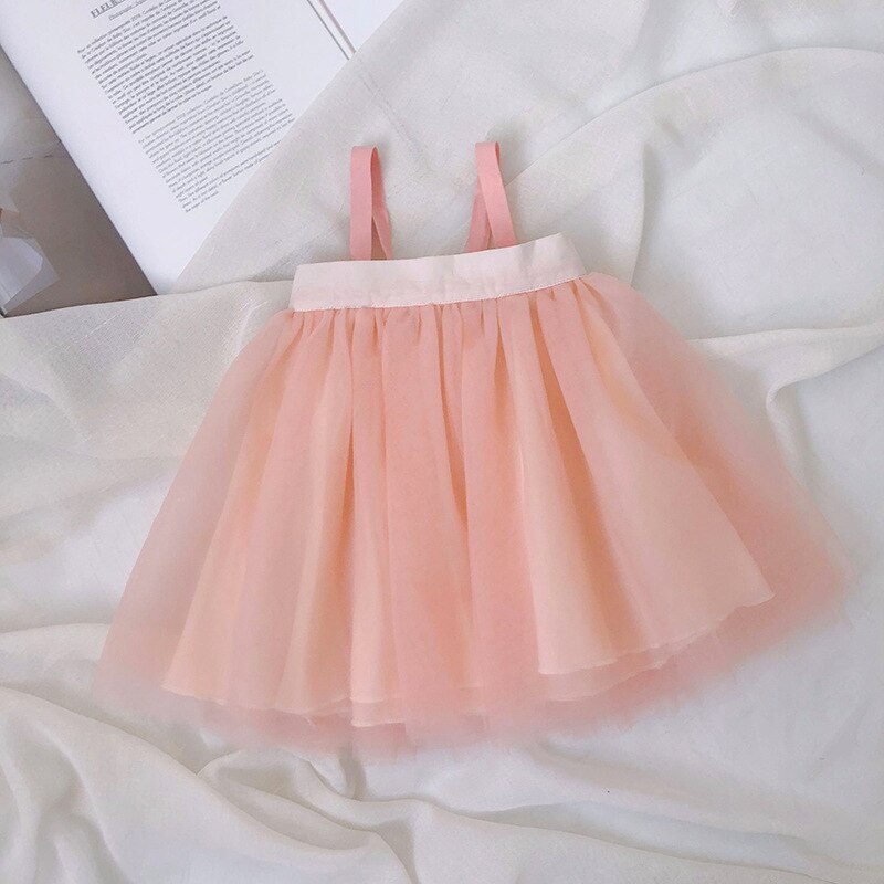 Abito da principessa in Tulle per bambina estiva per bambini Cute Baby Toddler Kids Tutu spagnolo Dress Girl Birthday Wedding Party Dresses 1-5T: Colore rosa / 2T