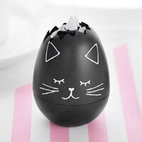Cinta de corrección decorativa para diario, artículo de papelería para estudiantes, material escolar, para oficina, novedad: Black Cat