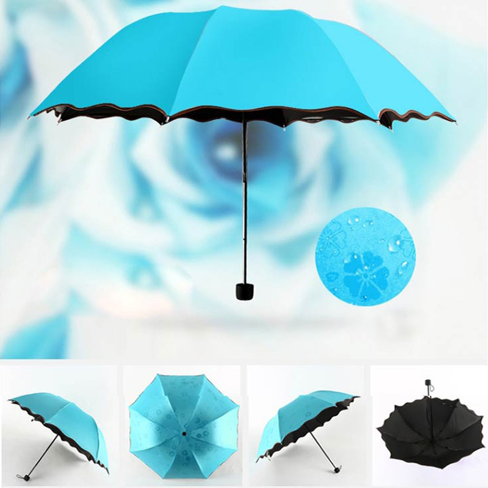 Cheap Umbrella Travel Parasol Folding Rain Windproof Umbrella Folding Anti-UV Sun/Rain Umbrella Female Parasol Umbrella