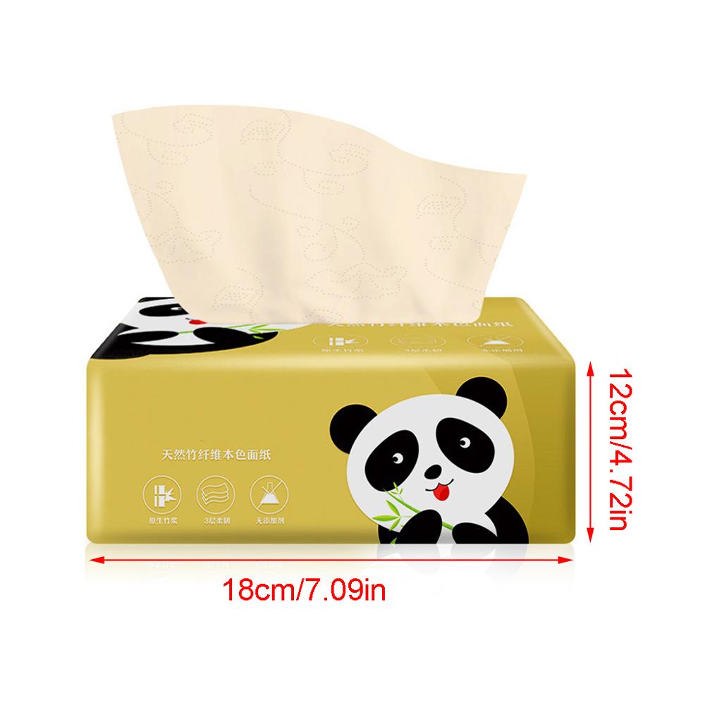 6PCS Silky Smooth Soft Premium 3-Ply Toilet Paper Kitchen Toilet Facial Tissues Soft Absorbent Tissues Paper 100% Natural Wood