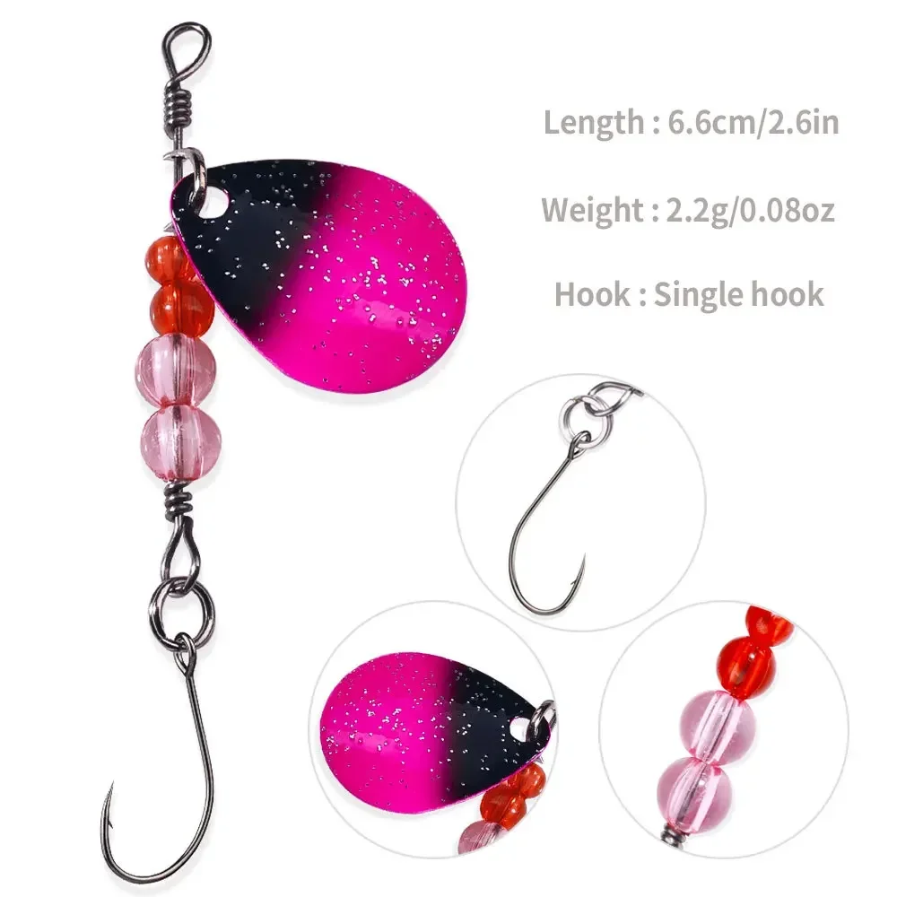 5 teile/satz Löffel Köder Set Angeln Metall Köder Für See Meer Karpfen Bass Wobbler Kleine Mini Spinner Forelle Jig Harte box Kit Zubehör