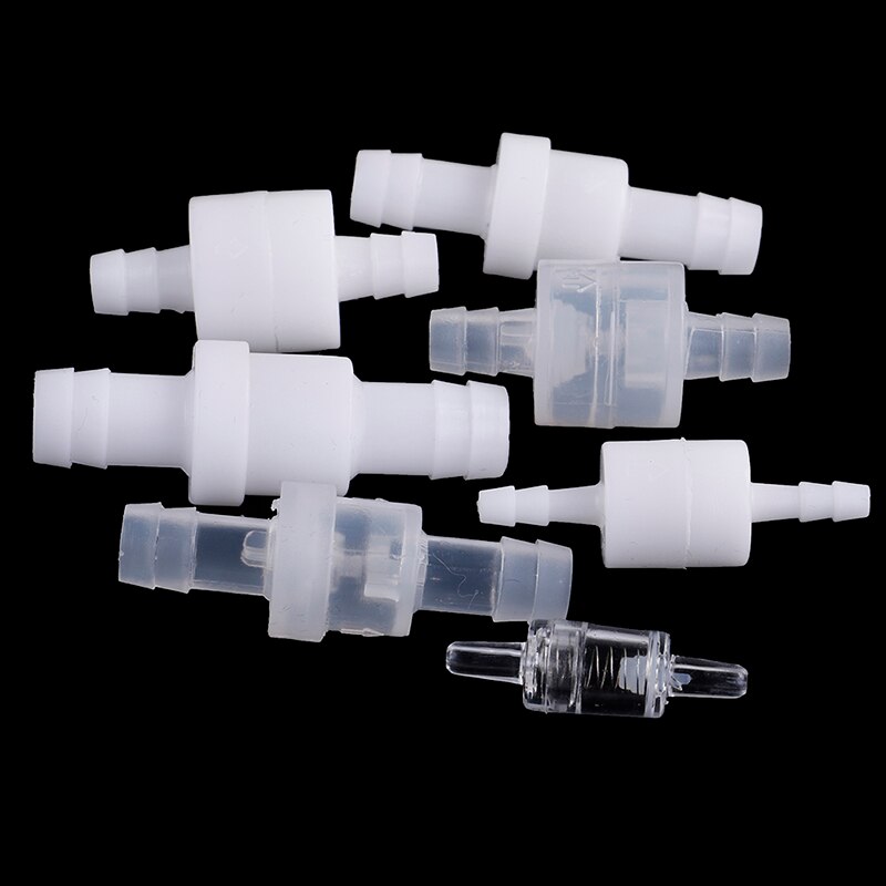 4 mm/ 6mm / 8 mm/ 12mm Plastic One Way Inline Check Valve Gas Air Liquid Water Fluids Valve