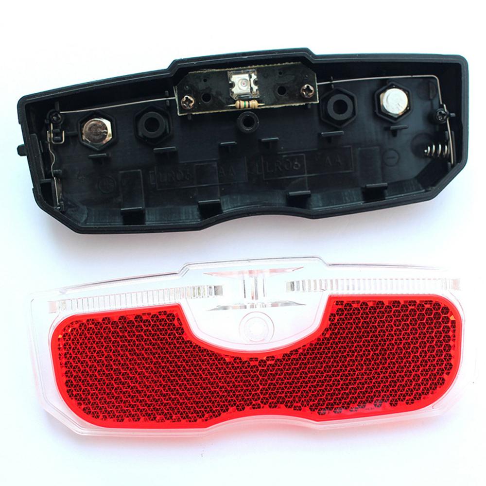 Bike Cycling Bicycle Rear Reflector Tail Light For Luggage Rack NO Battery Night Riding Safer Reflectors For Bicycles 자전거 후미등