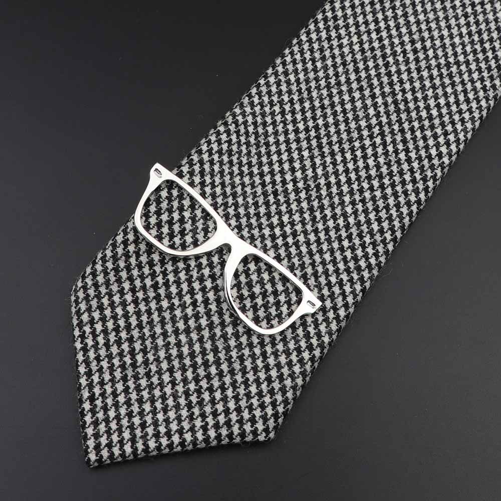 Tesoura cromada de golfinho e barba, 1 peça, metal preto, gravata, clipe para homens, gravata de pescoço, presentes para homens: 37