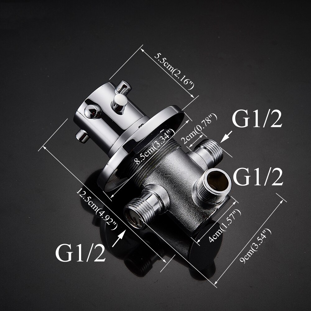 Brass Thermostatic Mixing Valve Constant Water Temperature Shower Faucet Valve Thermostat Bathroom Kitchen Tap Valve 6 types